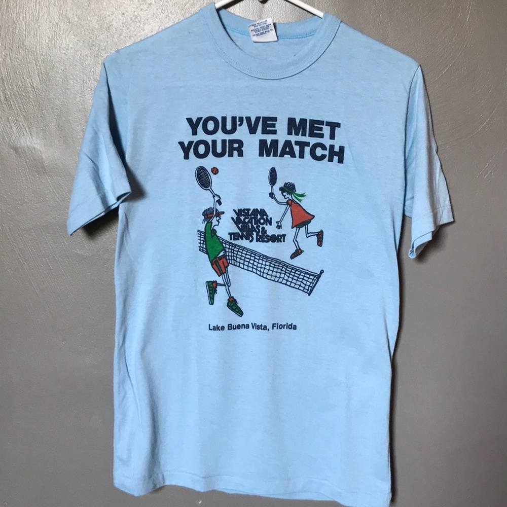 Vintage tennis resort tee shirt